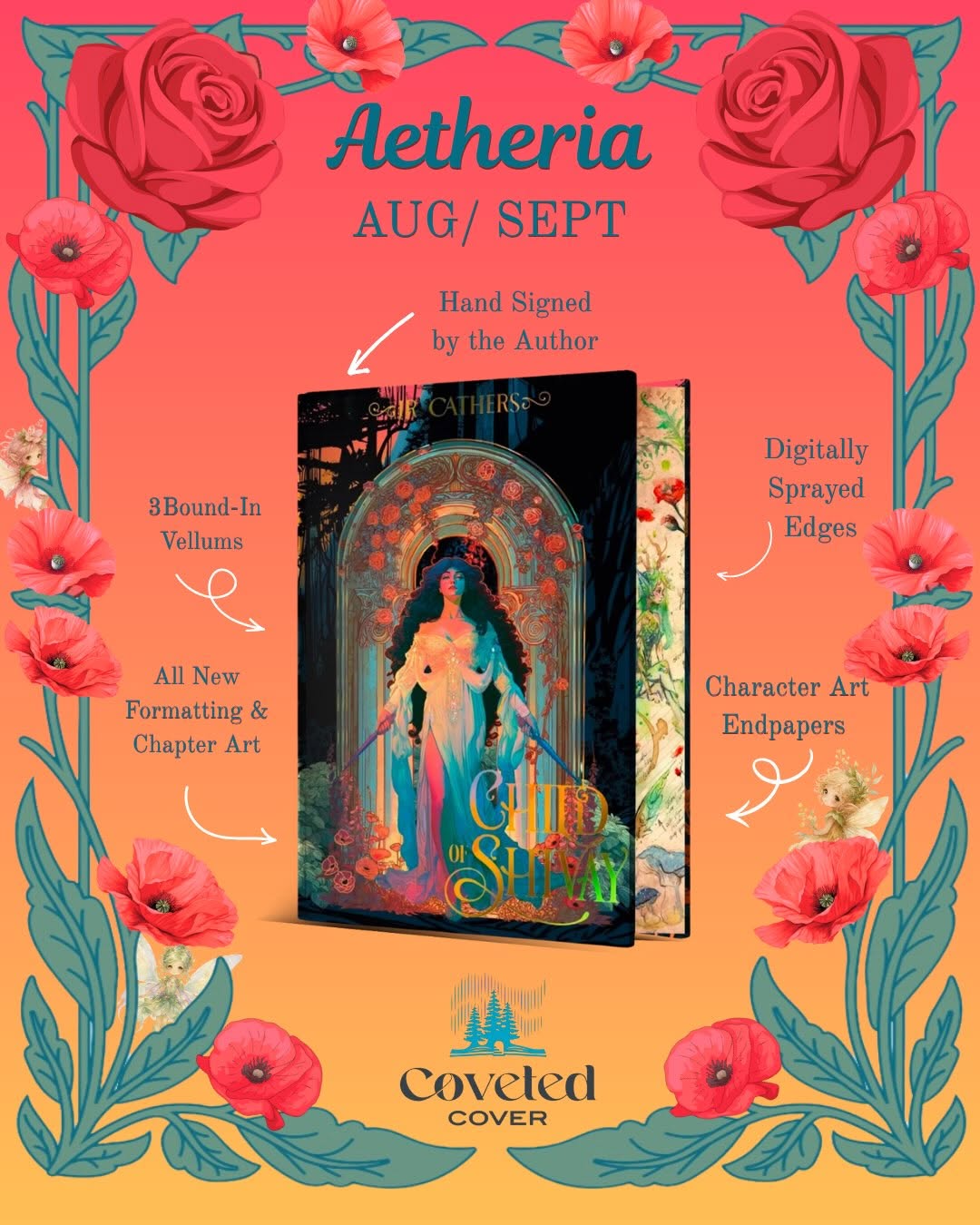 Projektbild der Sonderedition „Child of Shivay“, produziert von Coveted Cover mit Illustration von Pearl Whitecrow.